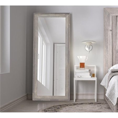 HITCHCOCK-BUTTERFIELD Hitchcock Butterfield 8141000 Farmstead Gray Wall Mirror - 18.5 x 36.5 in. 8141000